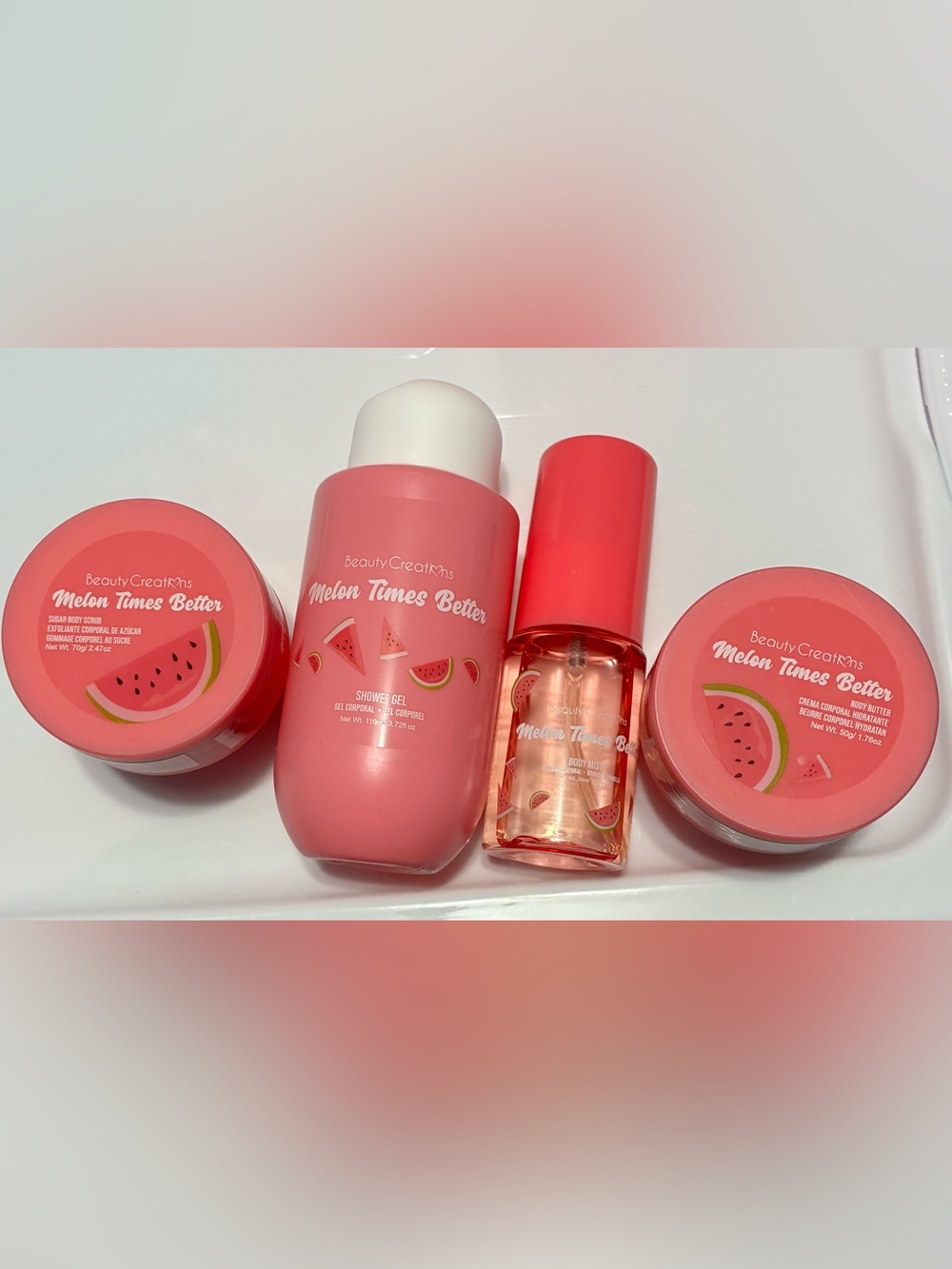 Beauty Creations Watermelon Skincare Travel Set - Picture 2 of 3